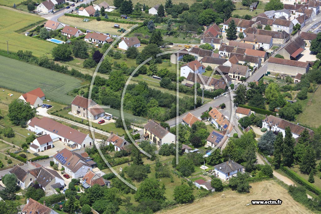 Photo arienne de Chemilly-sur-Yonne