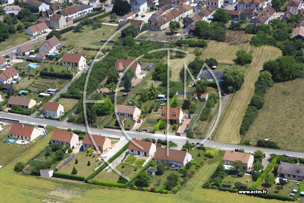 Photo arienne de Chemilly-sur-Yonne