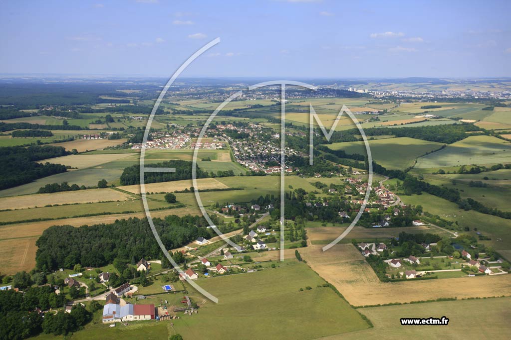 Photo arienne de Chevannes (la Villotte)