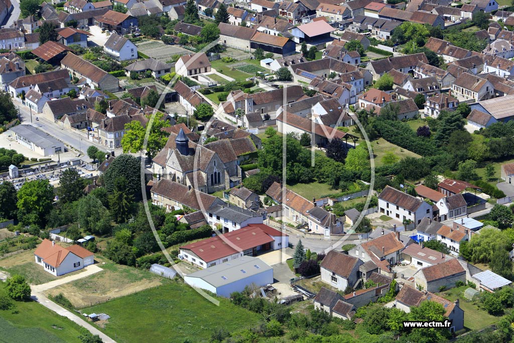 Photo arienne de Chichery