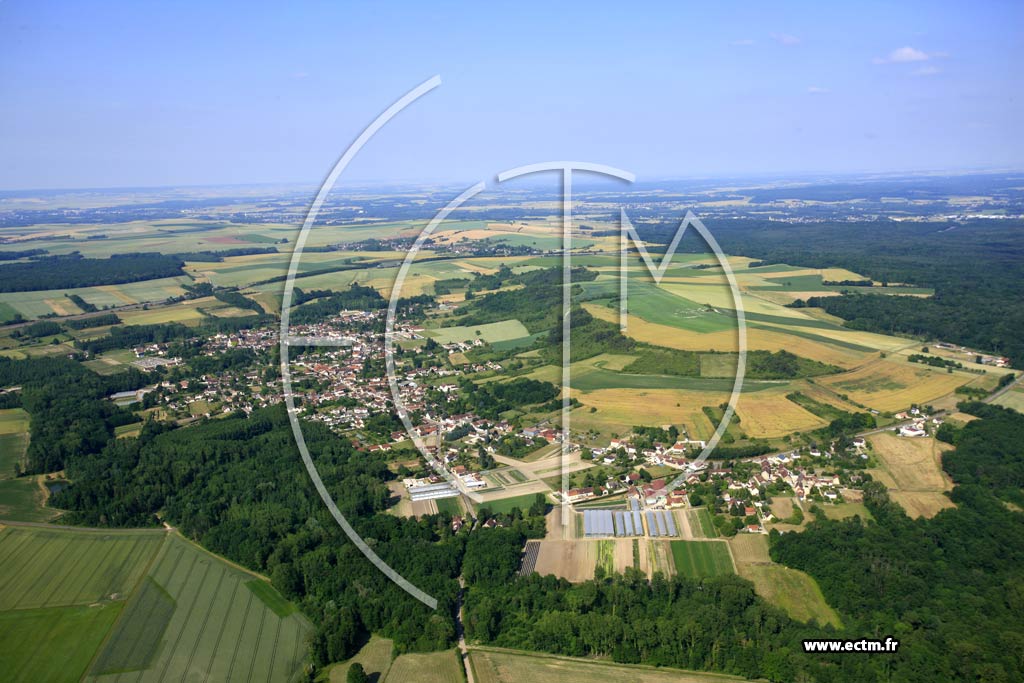 Photo arienne de Fleury-la-Valle