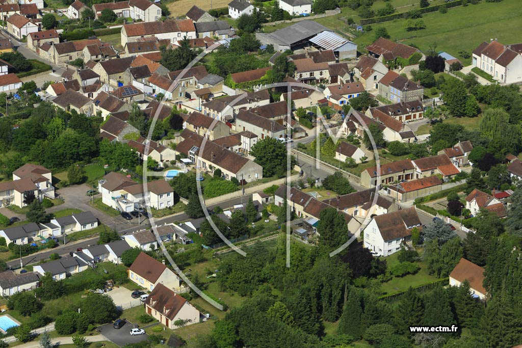 Photo arienne de Fleury-la-Valle
