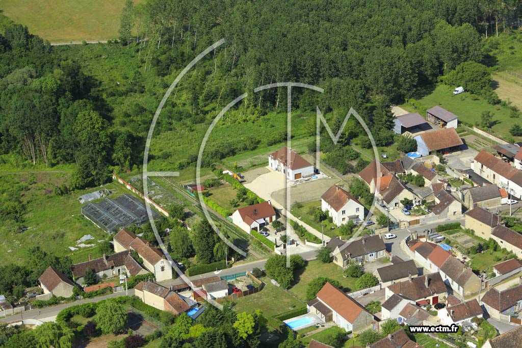 Photo arienne de Fleury-la-Valle