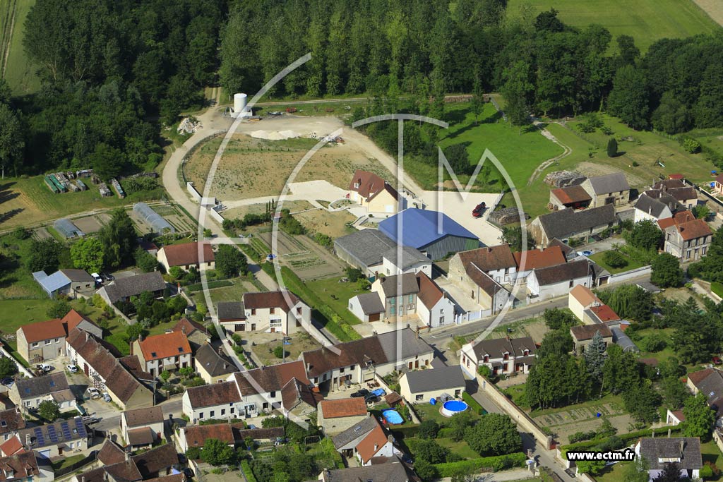 Photo arienne de Fleury-la-Valle