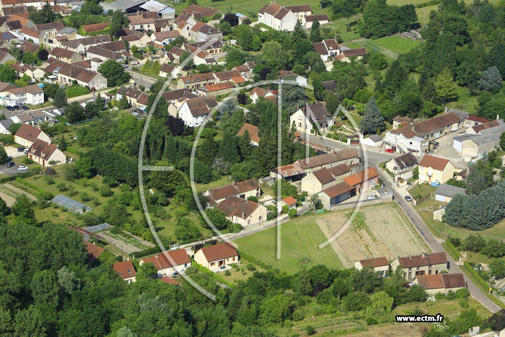 Photo arienne de Fleury-la-Valle