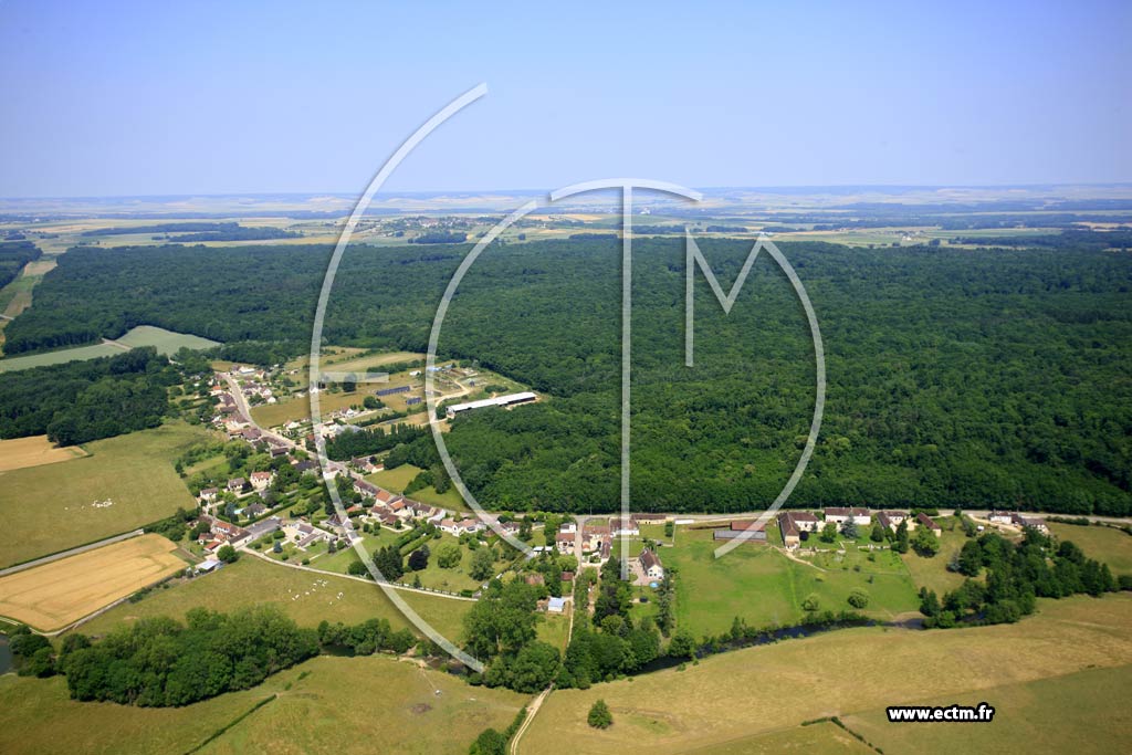 Photo arienne de Hry (les Baudires)