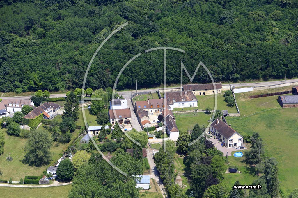 Photo arienne de Hry (les Baudires)