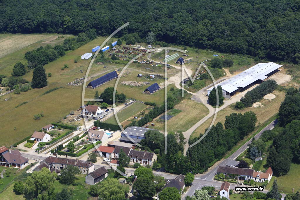 Photo arienne de Hry (les Baudires)