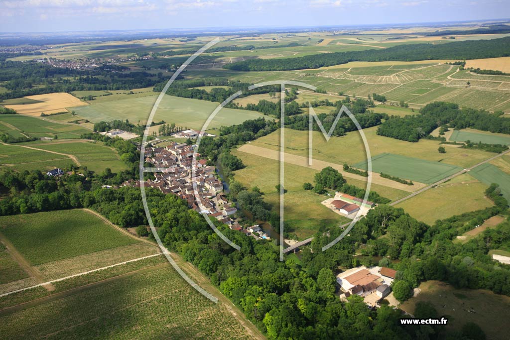 Photo arienne de La Chapelle-Vaupelteigne