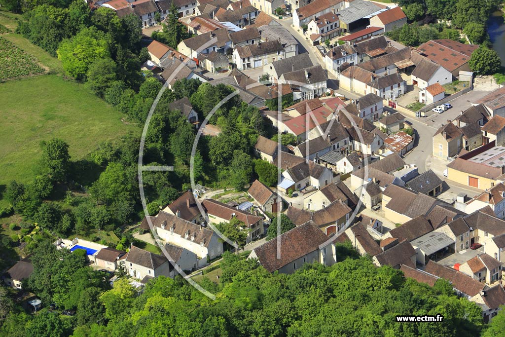Photo arienne de La Chapelle-Vaupelteigne