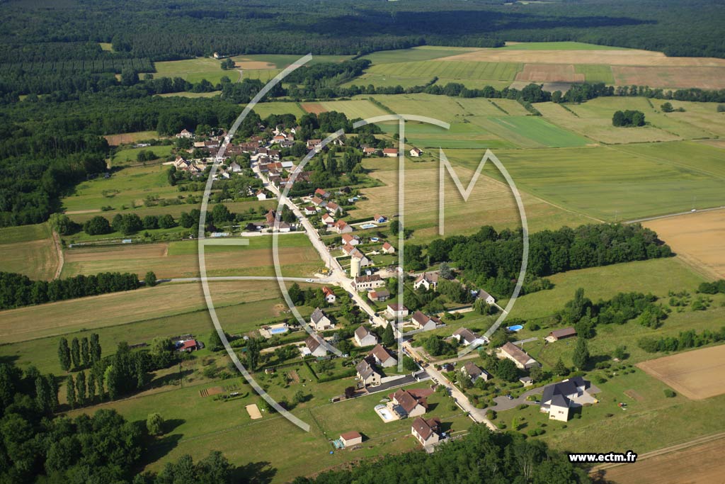 Photo arienne de Monteau (Grand Pien)