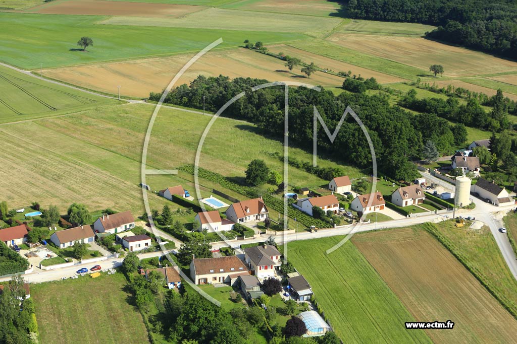 Photo arienne de Monteau (Grand Pien)