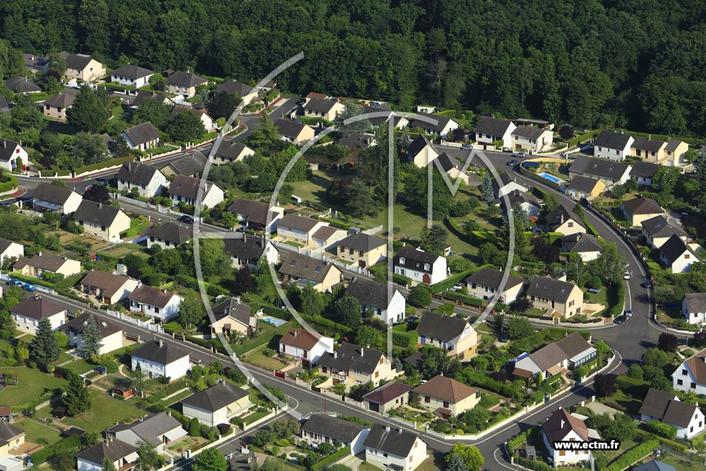 Photo arienne de Monteau (la Garenne)