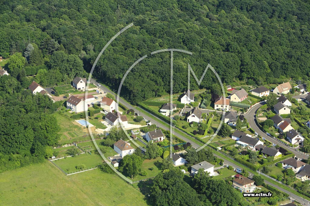Photo arienne de Monteau (la Garenne)