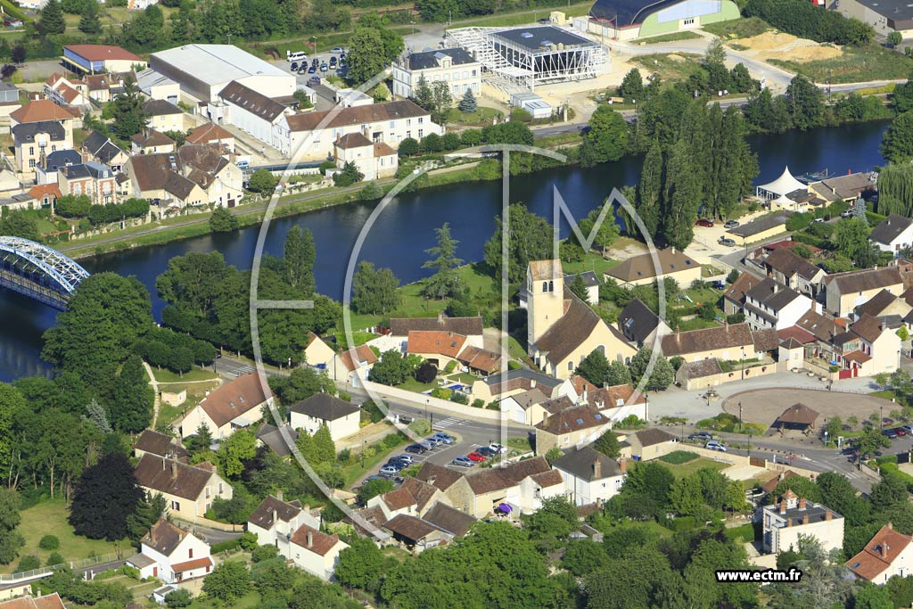 Photo arienne de Monteau (Rive-Gauche)