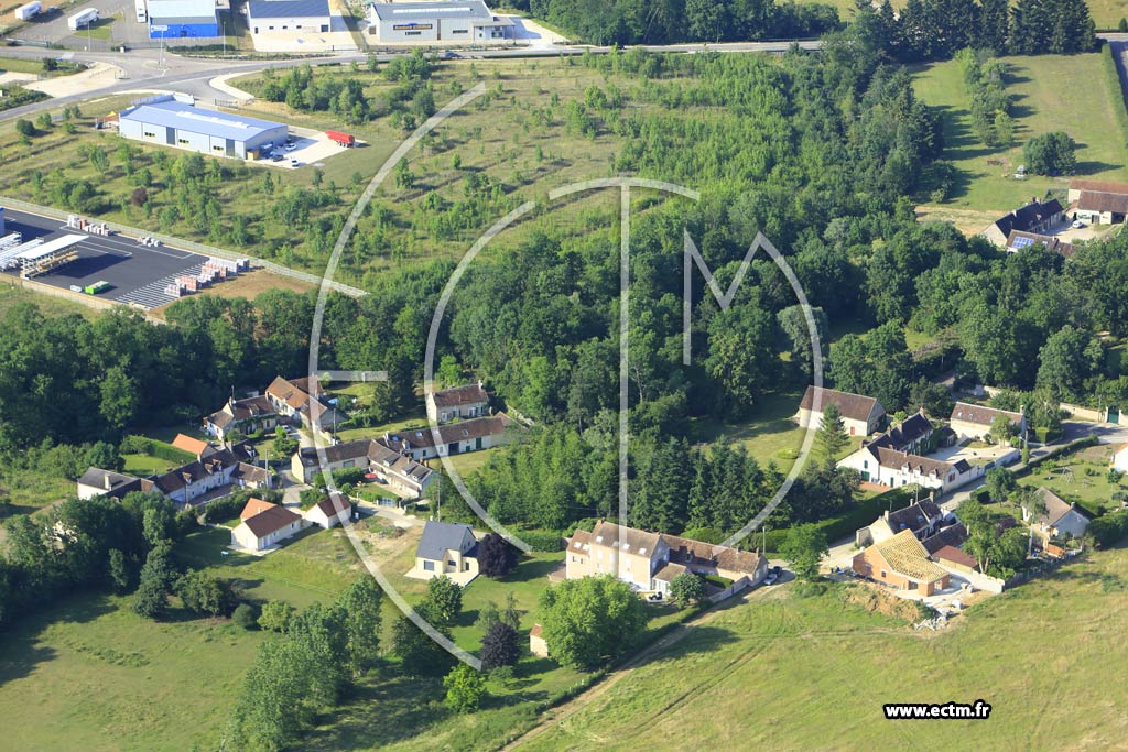 Photo arienne de Monteau (Sommeville)