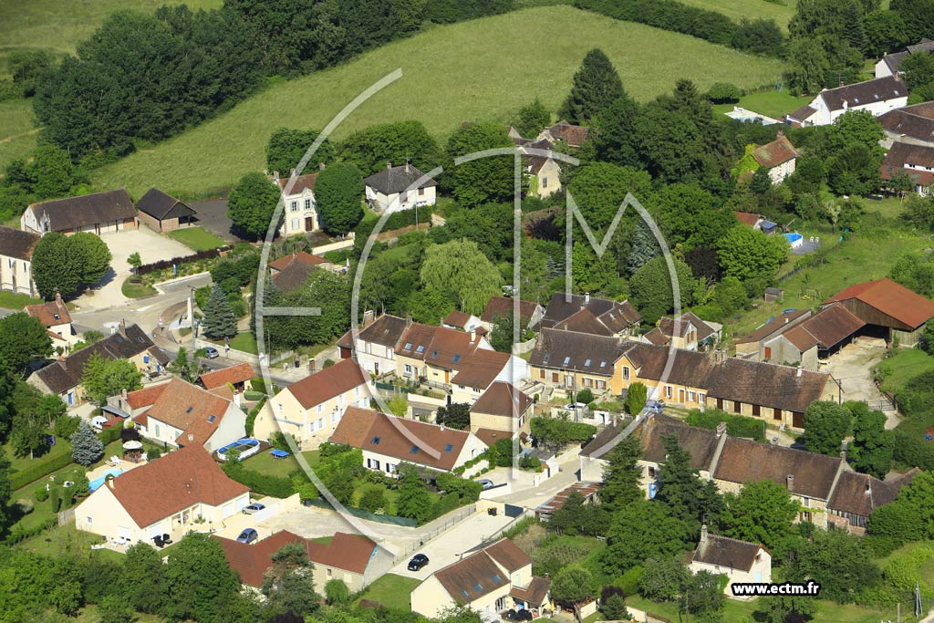 Photo arienne de Monteau (Sougres Sur Sinotte)
