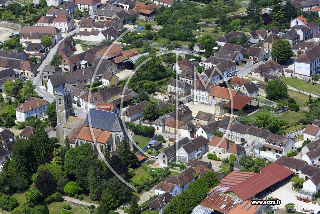 Photo arienne de Mont-Saint-Sulpice