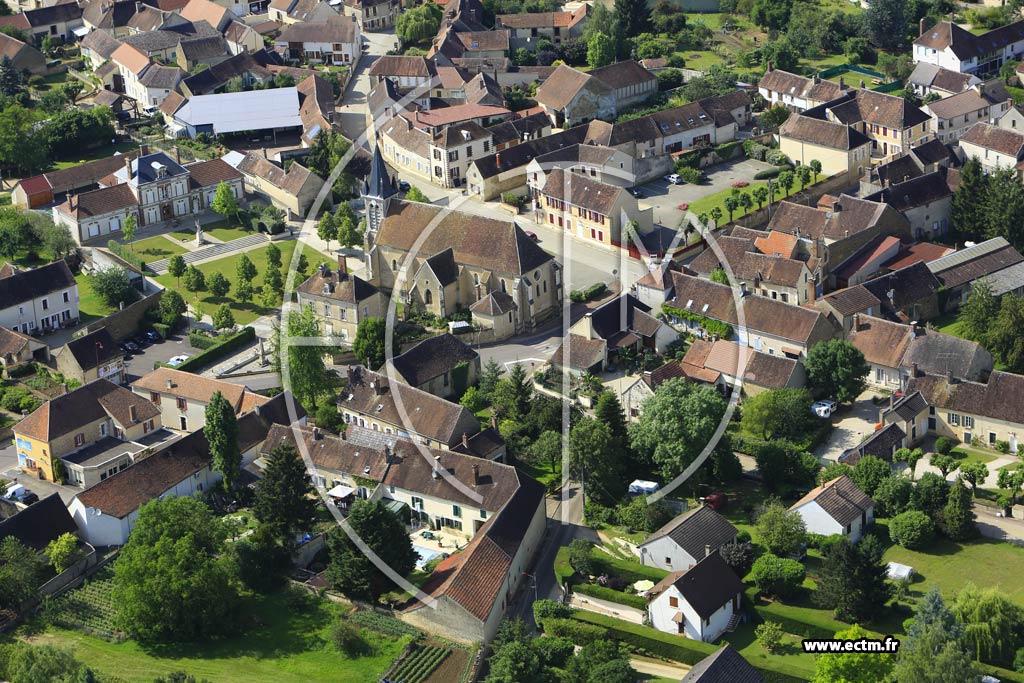 Photo arienne de Montigny-la-Resle