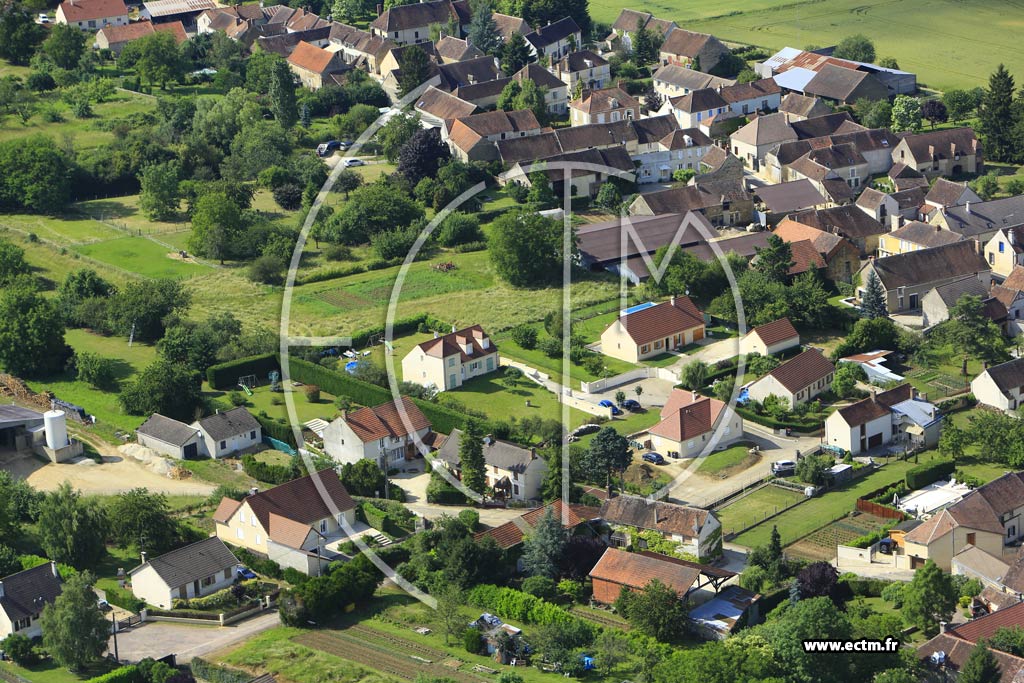 Photo arienne de Montigny-la-Resle