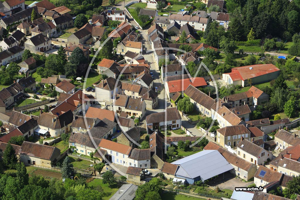 Photo arienne de Montigny-la-Resle