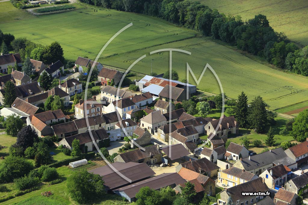 Photo arienne de Montigny-la-Resle