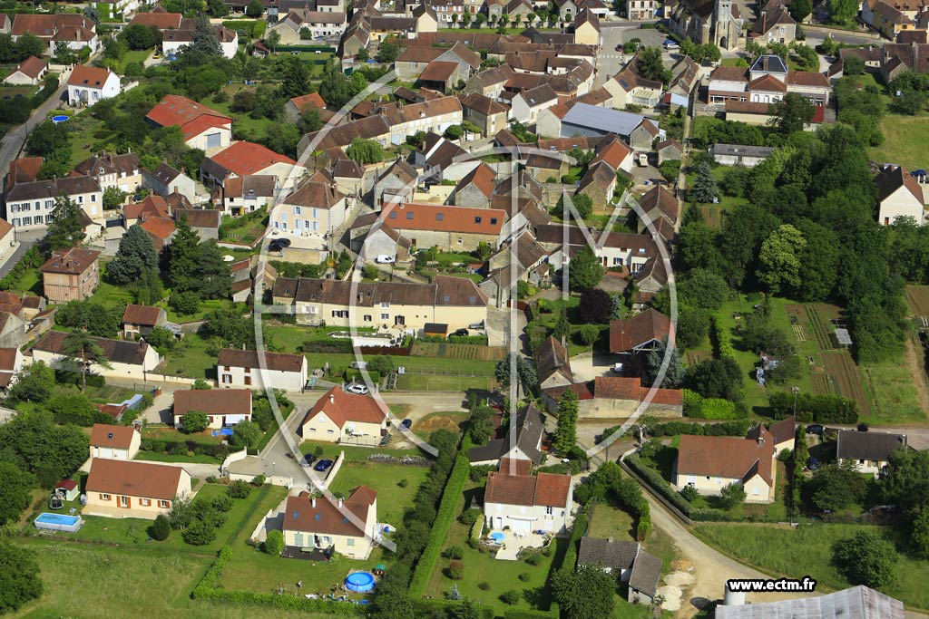 Photo arienne de Montigny-la-Resle