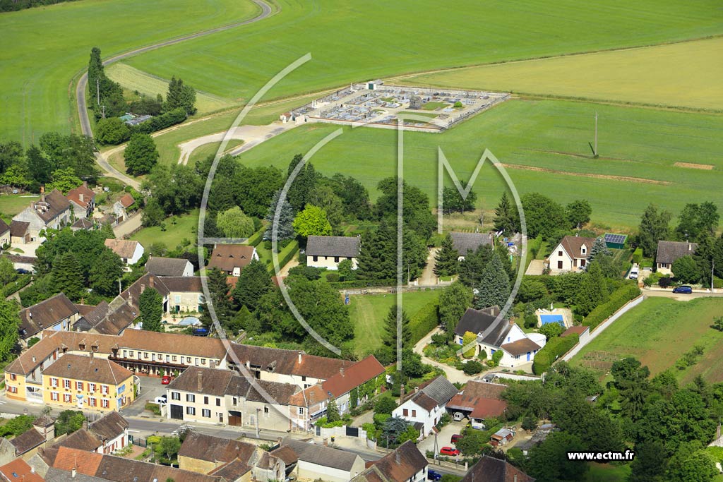 Photo arienne de Montigny-la-Resle