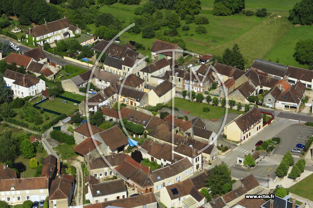 Photo arienne de Montigny-la-Resle