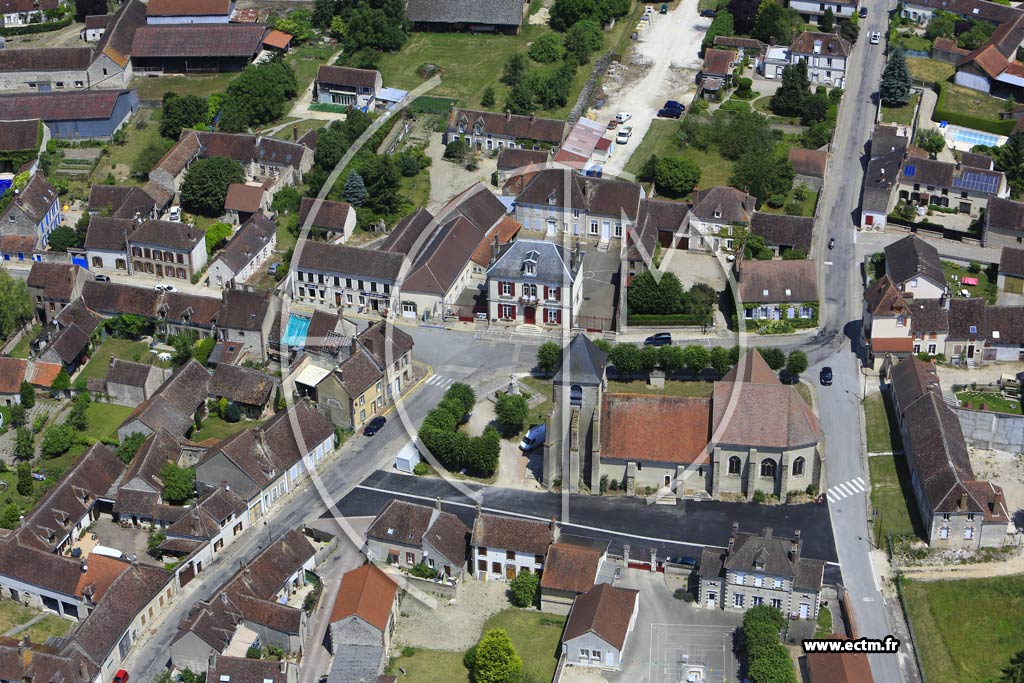 Photo arienne de Ormoy