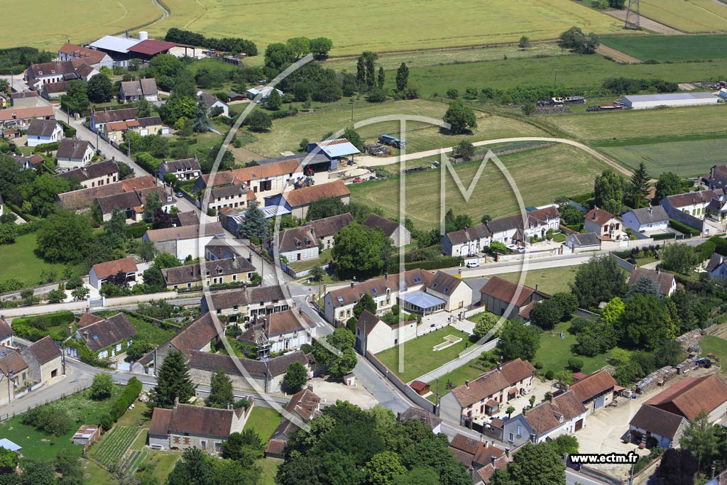 Photo arienne de Ormoy