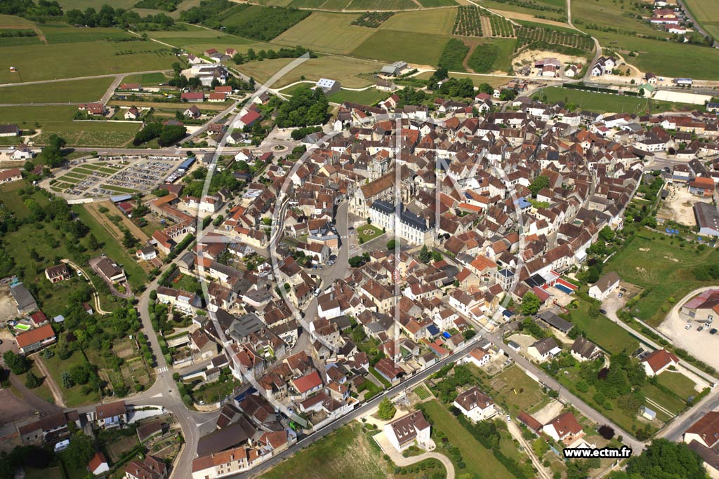 Photo arienne de Saint-Bris-le-Vineux