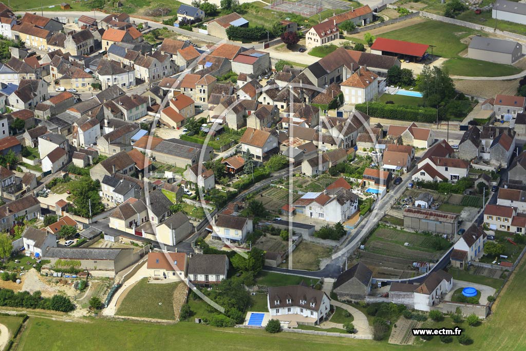 Photo arienne de Saint-Bris-le-Vineux