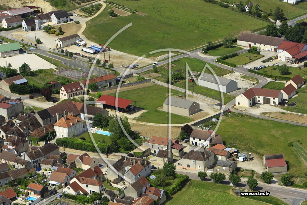 Photo arienne de Saint-Bris-le-Vineux