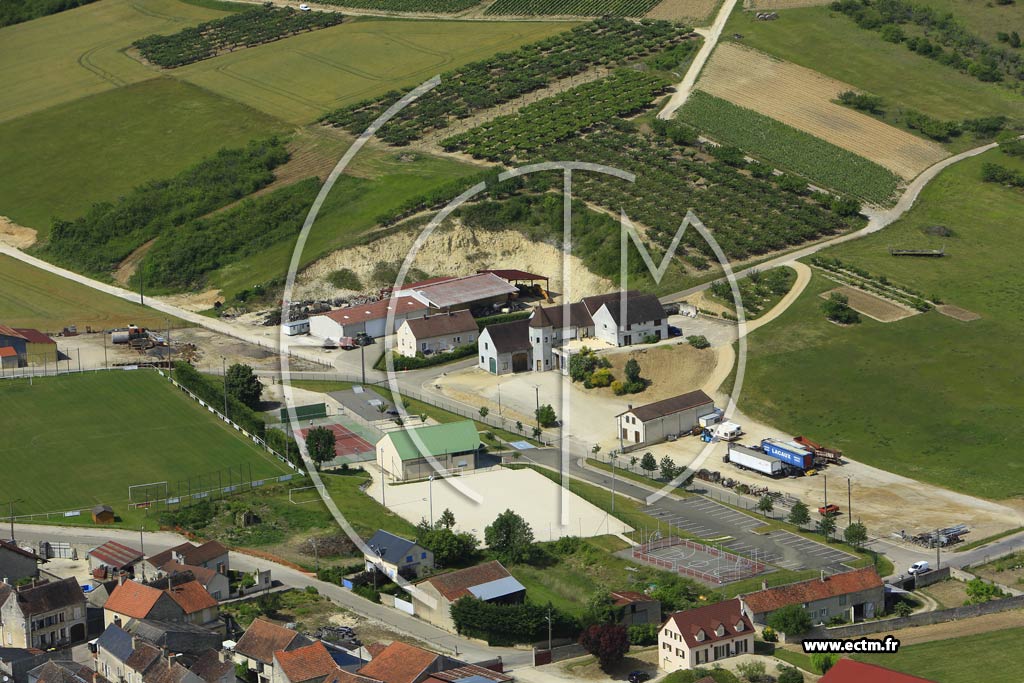Photo arienne de Saint-Bris-le-Vineux
