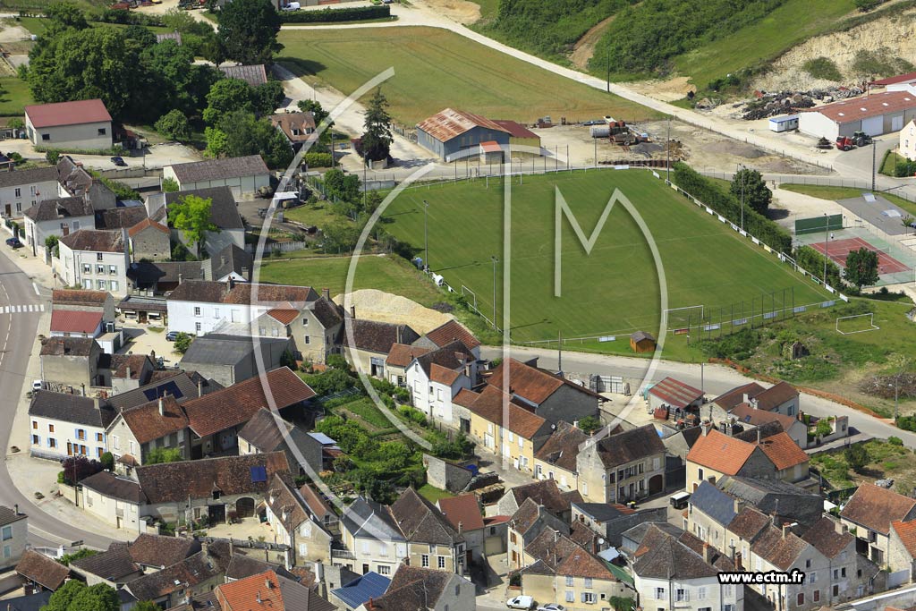Photo arienne de Saint-Bris-le-Vineux