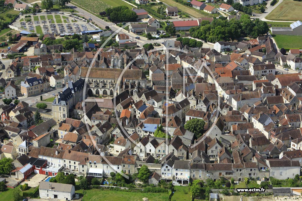 Photo arienne de Saint-Bris-le-Vineux
