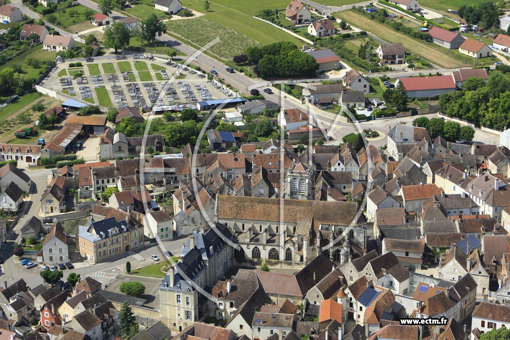 Photo arienne de Saint-Bris-le-Vineux