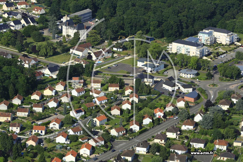 Photo arienne de Saint-Georges-sur-Baulche