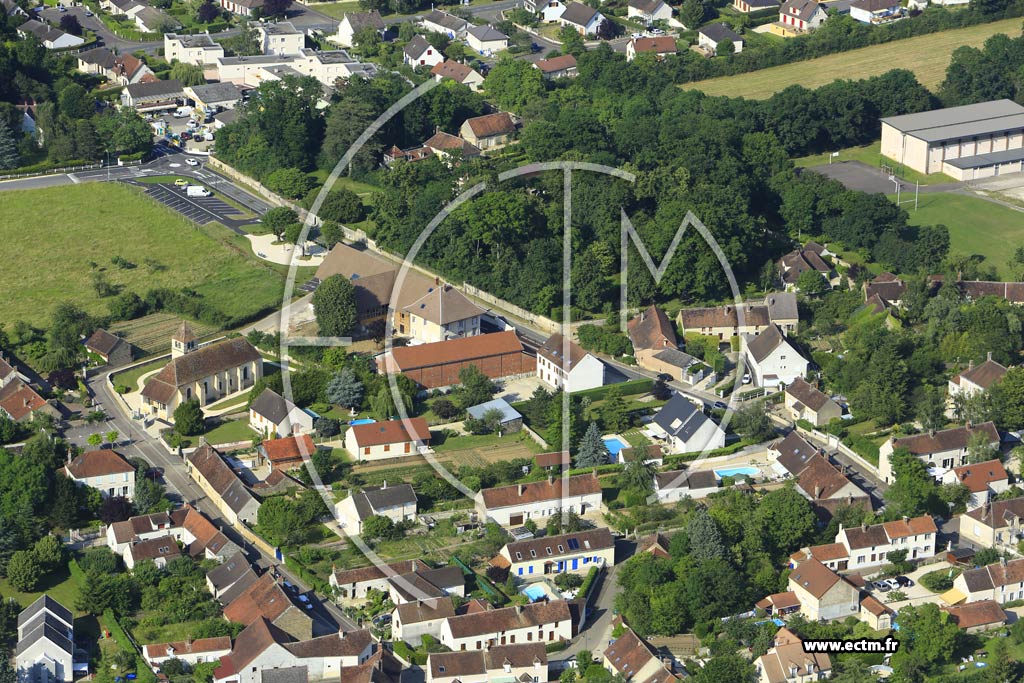 Photo arienne de Saint-Georges-sur-Baulche