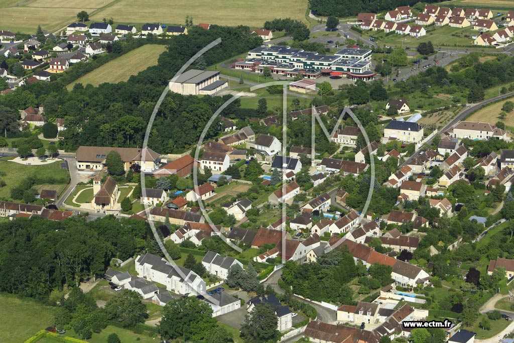Photo arienne de Saint-Georges-sur-Baulche
