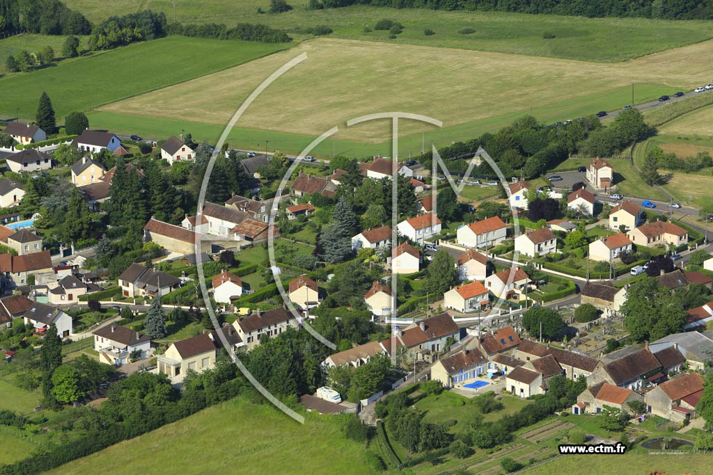 Photo arienne de Saint-Georges-sur-Baulche
