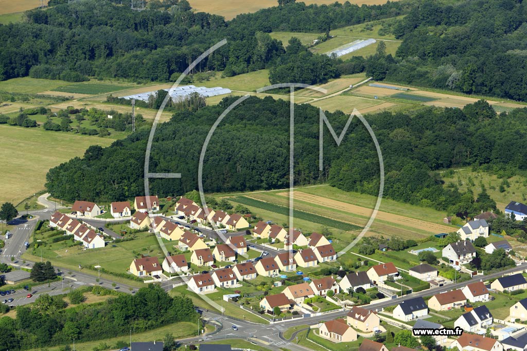 Photo arienne de Saint-Georges-sur-Baulche (Champs Bardeaux)