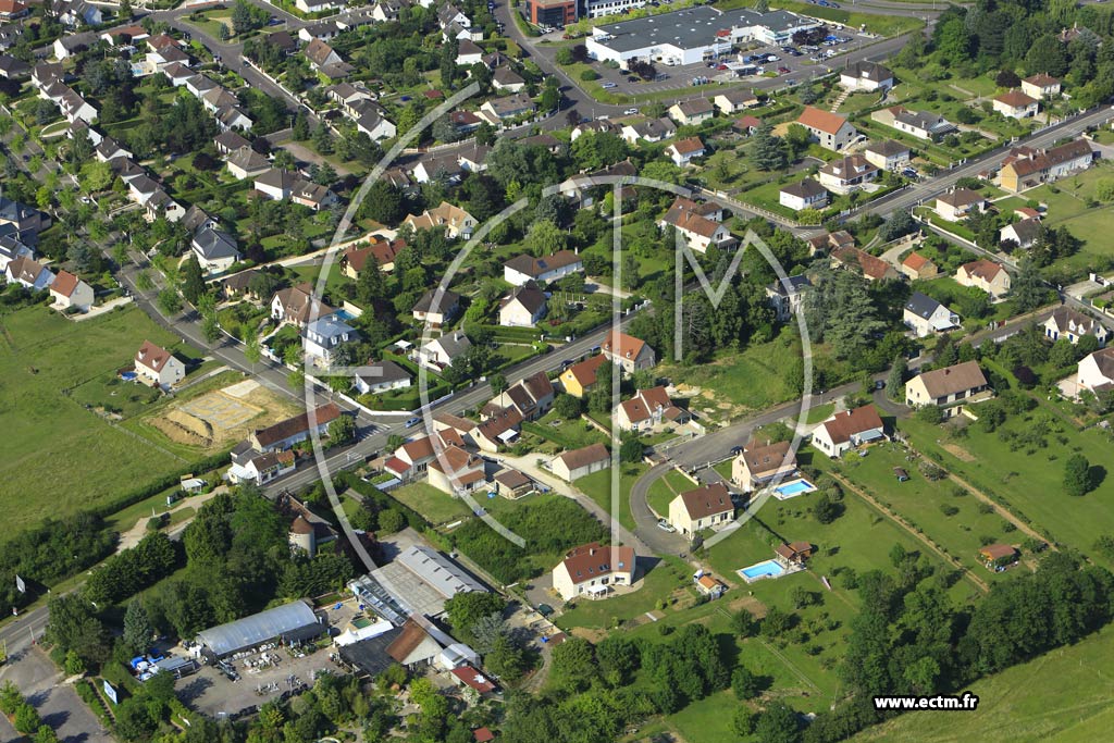 Photo arienne de Saint-Georges-sur-Baulche (la Rsidence)