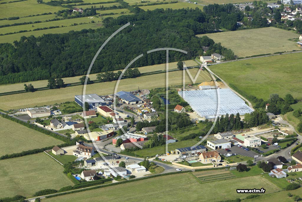Photo arienne de Saint-Georges-sur-Baulche (les Champs Casselins)