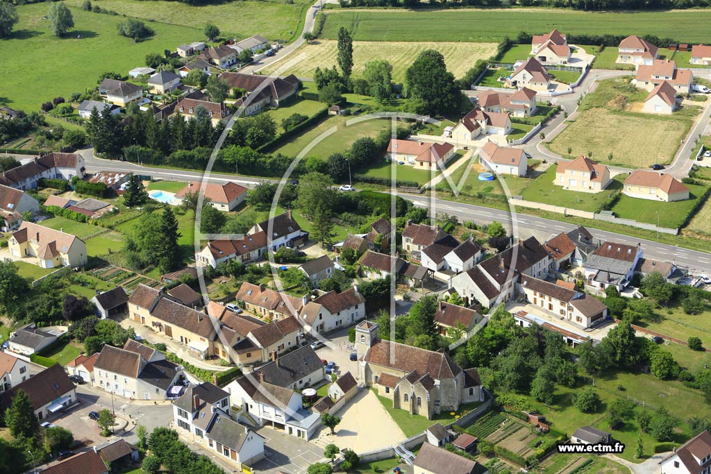 Photo arienne de Villefargeau
