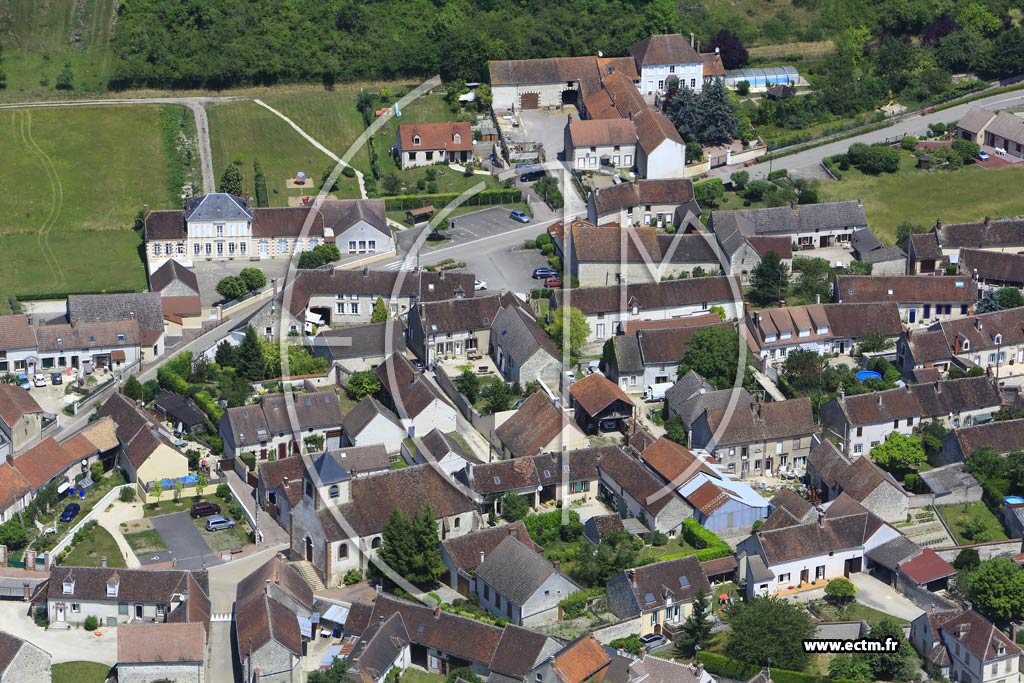 Photo arienne de Villemer