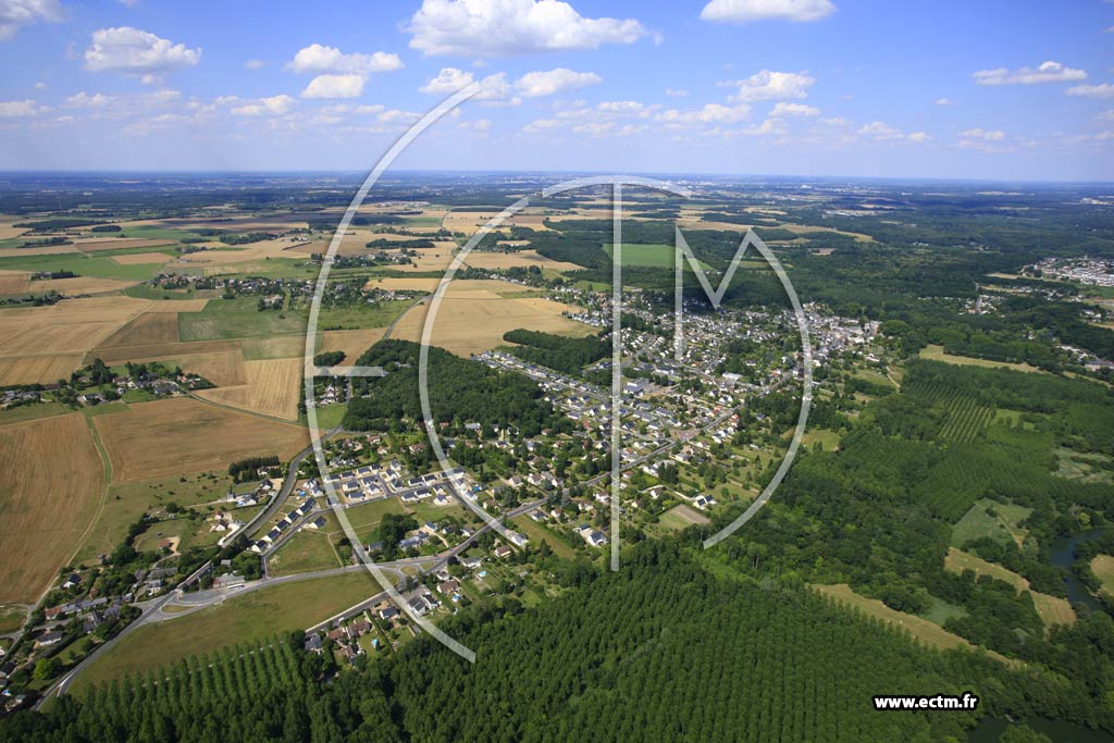 Photo arienne de Artannes-sur-Indre