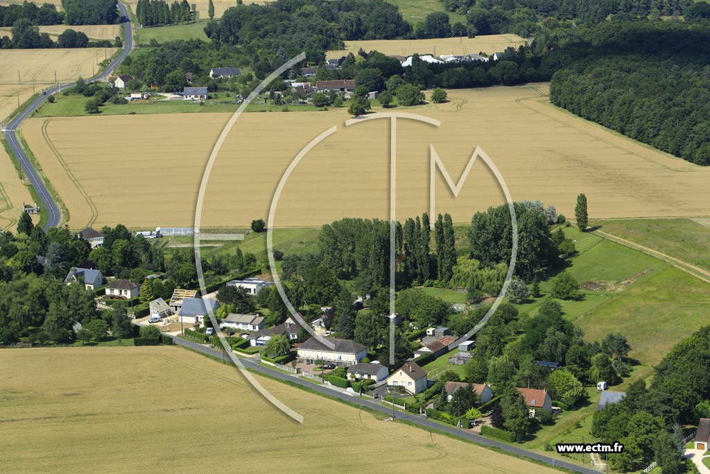 Photo arienne de Artannes-sur-Indre