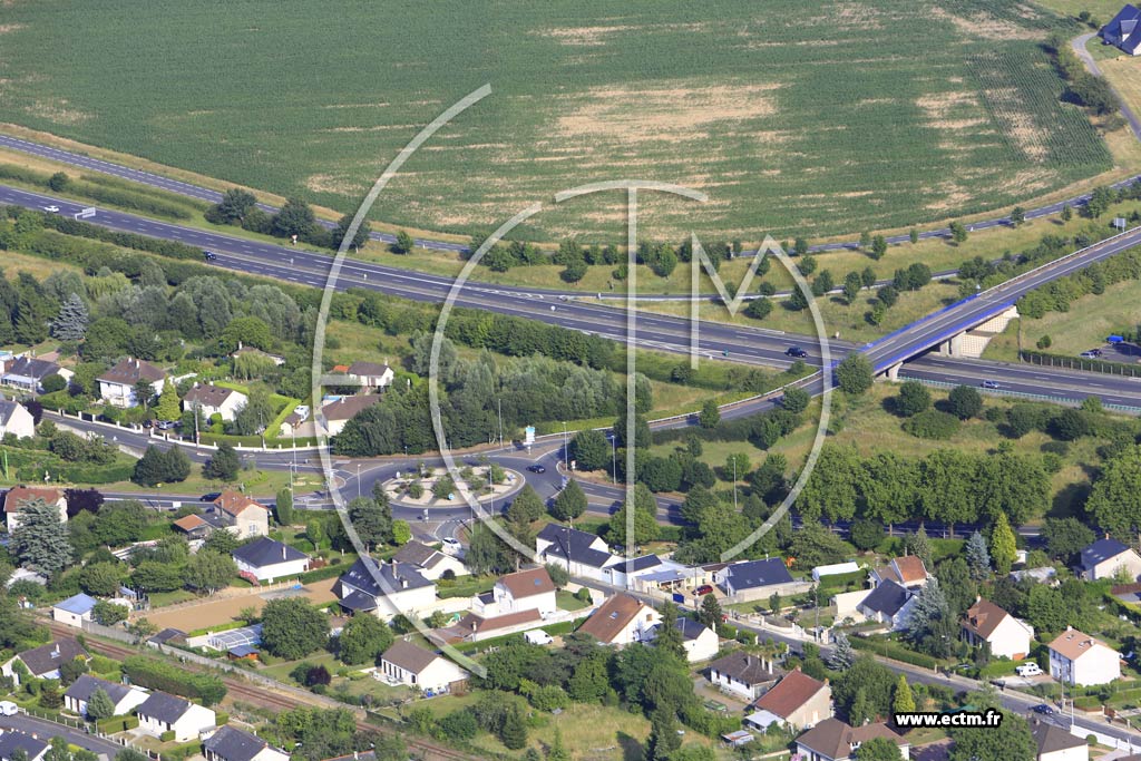 Photo arienne de Ballan-Mir (la Chtaigneraie)